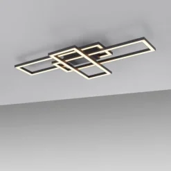 Luminaires Leuchten Direkt Éclairage Led|Plafonnier Leuchten Direkt IVEN LED Noir, 1 lumière