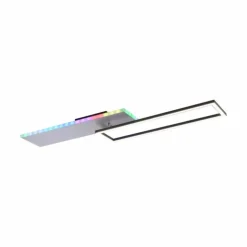 Luminaires Leuchten Direkt Éclairage Led|Plafonnier Leuchten Direkt RENDA LED Argenté, 2 lumières, Télécommandes, Changeur de couleurs