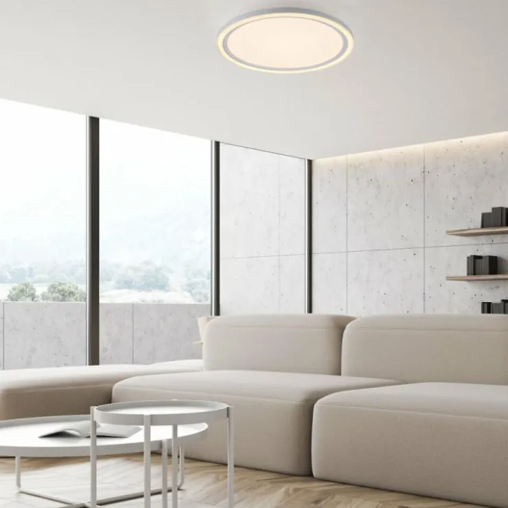 Luminaires Leuchten Direkt Éclairage Led|Plafonnier Leuchten Direkt BEDGING LED Blanc, 2 lumières