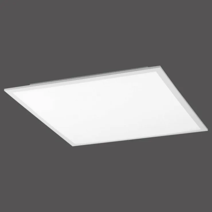 Luminaires Leuchten Direkt Éclairage Led|Plafonnier Leuchten-Direkt FLAT LED Blanc, 1 lumière, Télécommandes
