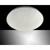 Luminaires Leuchten Direkt Éclairage Led|Plafonnier Leuchten-Direkt SKYLER LED Acier brossé, Blanc, 1 lumière, Télécommandes, Changeur de couleurs