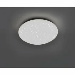 Luminaires Leuchten Direkt Éclairage Led|Plafonnier Leuchten-Direkt SKYLER LED Acier brossé, Blanc, 1 lumière, Télécommandes, Changeur de couleurs