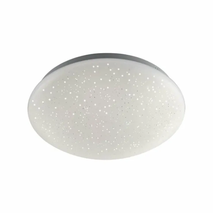 Luminaires Leuchten Direkt Éclairage Led|Plafonnier Leuchten-Direkt SKYLER LED Acier brossé, Blanc, 1 lumière, Télécommandes, Changeur de couleurs