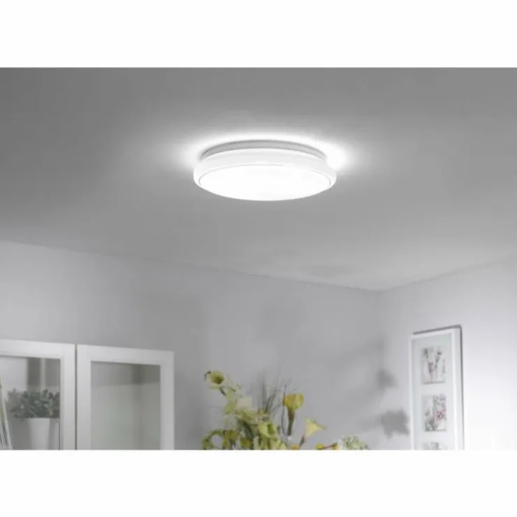 Luminaires Leuchten Direkt Éclairage Led|Plafonnier Leuchten-Direkt JUPITER LED Blanc, 1 lumière