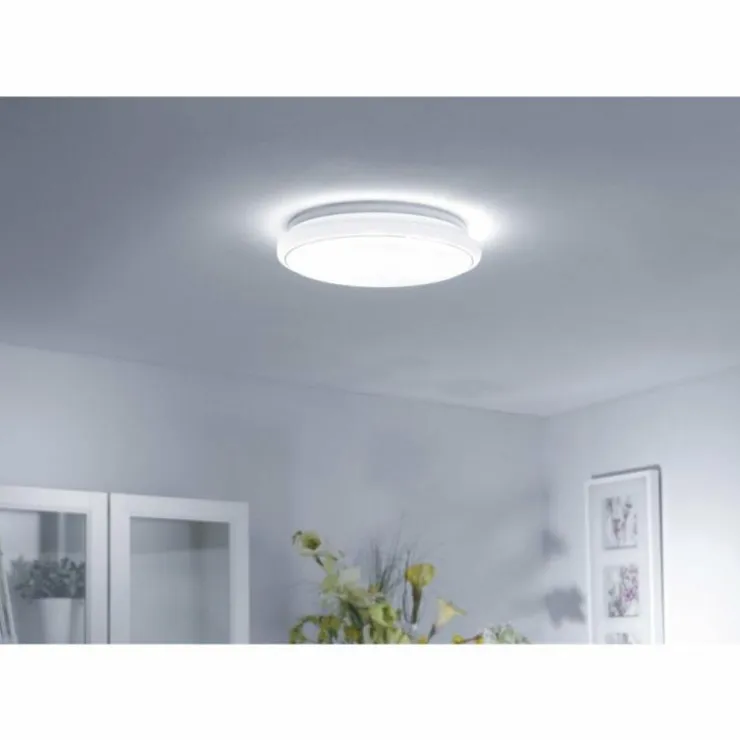 Luminaires Leuchten Direkt Éclairage Led|Plafonnier Leuchten-Direkt JUPITER LED Blanc, 1 lumière
