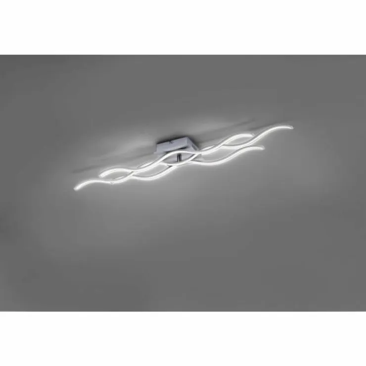 Luminaires Leuchten Direkt Éclairage Led|Plafonnier Leuchten-Direkt Wave LED Nickel mat, 1 lumière