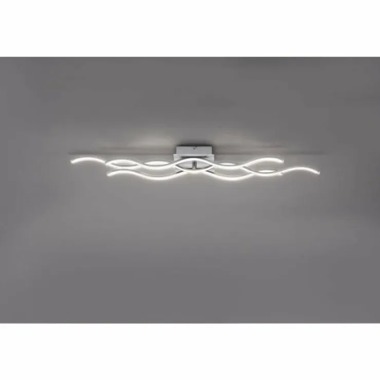 Luminaires Leuchten Direkt Éclairage Led|Plafonnier Leuchten-Direkt Wave LED Nickel mat, 1 lumière