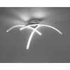 Luminaires Leuchten Direkt Éclairage Led|Plafonnier Leuchten-Direkt VALERIE LED Acier inoxydable, 3 lumières