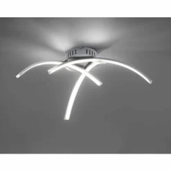 Luminaires Leuchten Direkt Éclairage Led|Plafonnier Leuchten-Direkt VALERIE LED Acier inoxydable, 3 lumières
