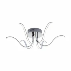 Luminaires Leuchten Direkt Éclairage Led|Plafonnier Leuchten-Direkt VALERIE LED Chrome, 6 lumières