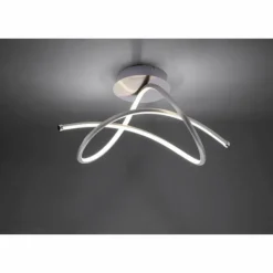 Luminaires Leuchten Direkt Éclairage Led|Plafonnier Leuchten-Direkt VIOLETTA LED Acier inoxydable, 1 lumière