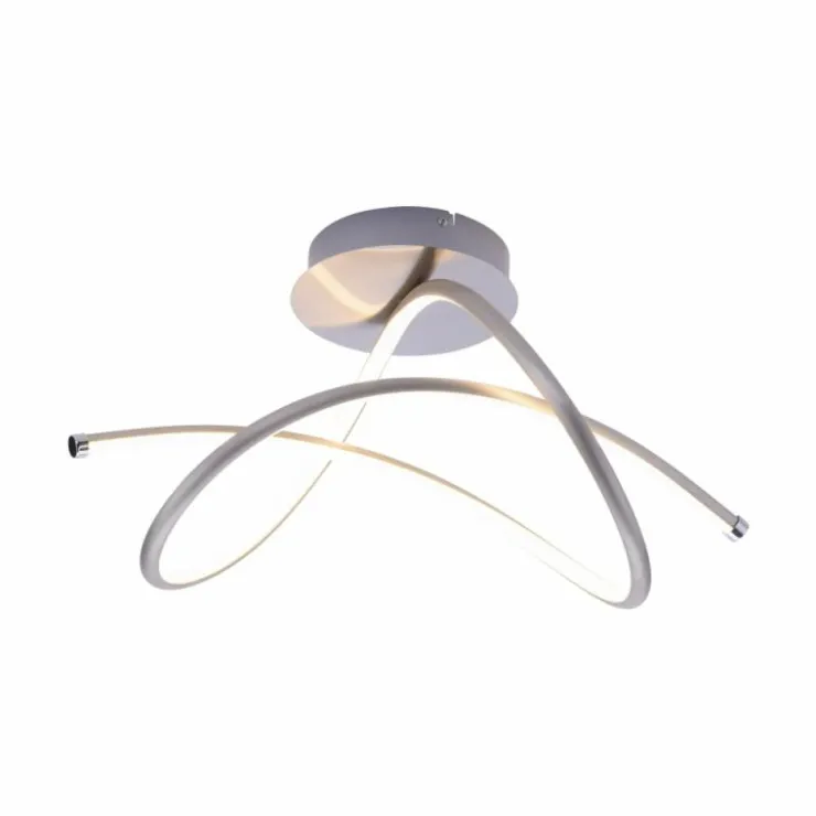 Luminaires Leuchten Direkt Éclairage Led|Plafonnier Leuchten-Direkt VIOLETTA LED Acier inoxydable, 1 lumière