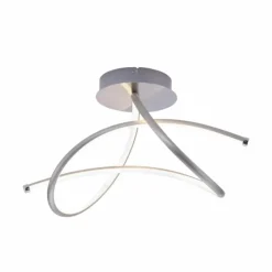 Luminaires Leuchten Direkt Éclairage Led|Plafonnier Leuchten-Direkt VIOLETTA LED Acier inoxydable, 1 lumière