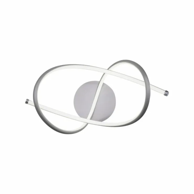 Luminaires Leuchten Direkt Éclairage Led|Plafonnier Leuchten-Direkt VIOLETTA LED Acier inoxydable, 1 lumière