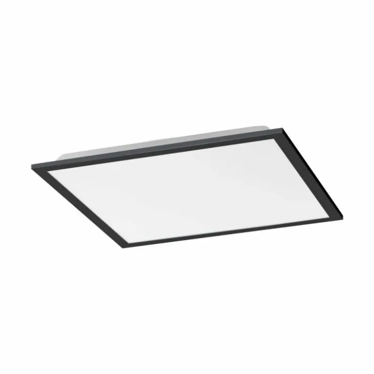 Luminaires Leuchten Direkt Éclairage Led|Plafonnier Leuchten-Direkt FLAT LED Noir, 1 lumière, Télécommandes