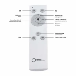 Luminaires Leuchten Direkt Éclairage Led|Plafonnier Leuchten-Direkt FLAT LED Noir, 1 lumière, Télécommandes