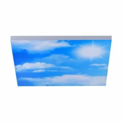 Luminaires Leuchten Direkt Éclairage Led|Plafonnier Leuchten-Direkt CLOUD LED Blanc, 1 lumière, Télécommandes