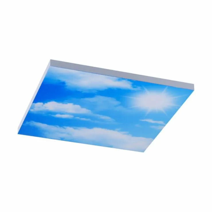 Luminaires Leuchten Direkt Éclairage Led|Plafonnier Leuchten-Direkt CLOUD LED Blanc, 1 lumière, Télécommandes