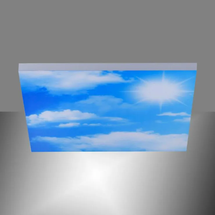 Luminaires Leuchten Direkt Éclairage Led|Plafonnier Leuchten-Direkt CLOUD LED Blanc, 1 lumière, Télécommandes