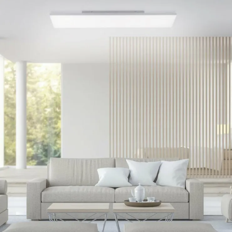 Luminaires Leuchten Direkt Éclairage Led|Plafonnier Leuchten-Direkt CANVAS LED Blanc, 1 lumière, Télécommandes