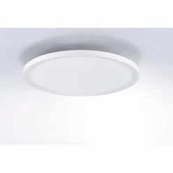 Luminaires Leuchten Direkt Éclairage Led|Plafonnier Leuchten-Direkt FLAT LED Blanc, 1 lumière, Télécommandes