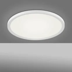 Luminaires Leuchten Direkt Éclairage Led|Plafonnier Leuchten-Direkt FLAT LED Blanc, 1 lumière, Télécommandes