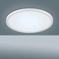 Luminaires Leuchten Direkt Éclairage Led|Plafonnier Leuchten-Direkt FLAT LED Blanc, 1 lumière, Télécommandes