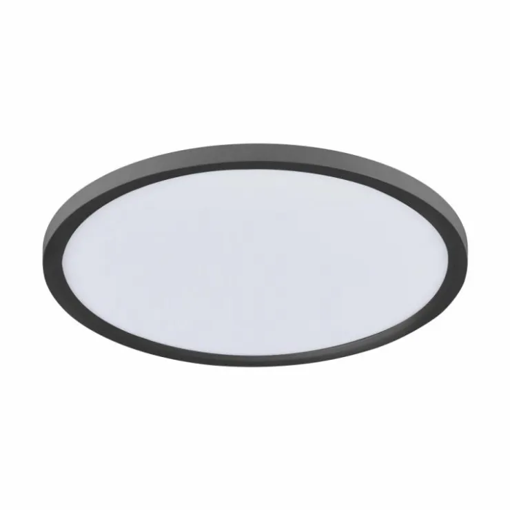 Luminaires Leuchten Direkt Éclairage Led|Plafonnier Leuchten-Direkt FLAT LED Noir, 1 lumière, Télécommandes
