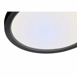 Luminaires Leuchten Direkt Éclairage Led|Plafonnier Leuchten-Direkt FLAT LED Noir, 1 lumière, Télécommandes