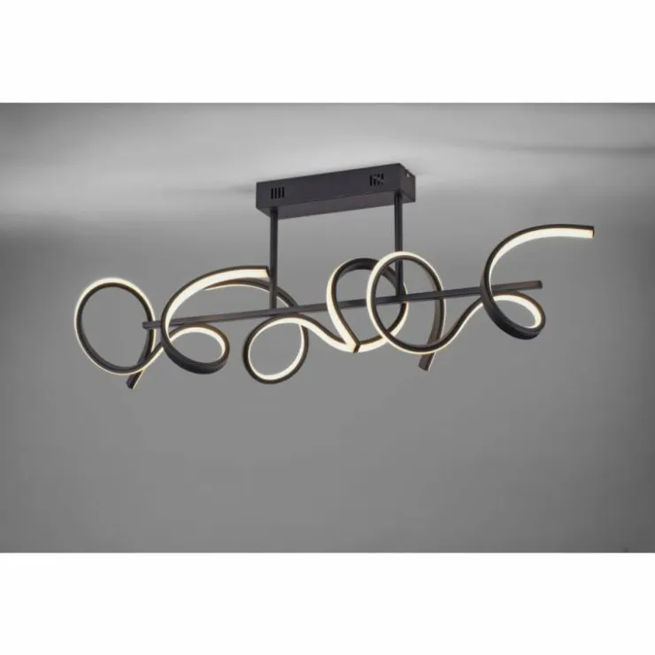 Luminaires Leuchten Direkt Éclairage Led|Plafonnier Leuchten-Direkt CURLS LED Noir, 3 lumières