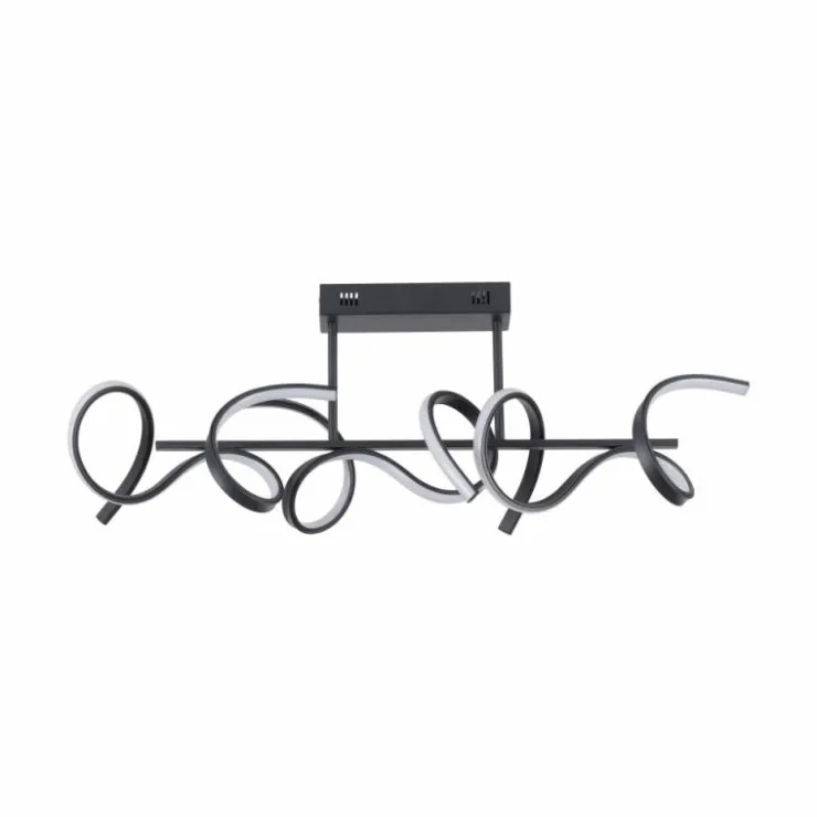 Luminaires Leuchten Direkt Éclairage Led|Plafonnier Leuchten-Direkt CURLS LED Noir, 3 lumières