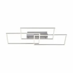 Luminaires Leuchten Direkt Éclairage Led|Plafonnier Leuchten-Direkt IVEN LED Nickel mat, 3 lumières, Télécommandes