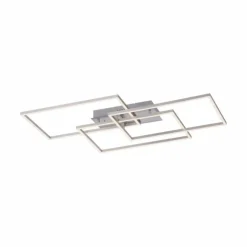 Luminaires Leuchten Direkt Éclairage Led|Plafonnier Leuchten-Direkt IVEN LED Nickel mat, 3 lumières, Télécommandes