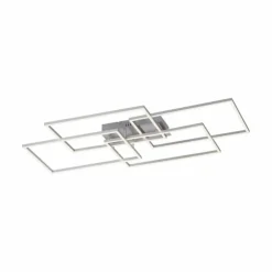 Luminaires Leuchten Direkt Éclairage Led|Plafonnier Leuchten-Direkt IVEN LED Nickel mat, 4 lumières, Télécommandes