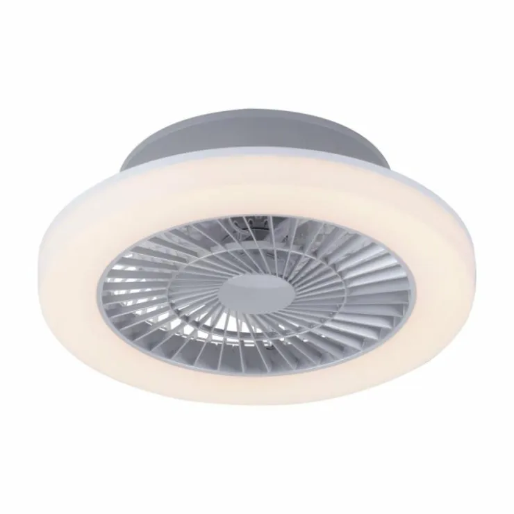 Luminaires Leuchten Direkt Éclairage Led|Plafonnier Leuchten-Direkt LEONARD LED Nickel mat, 1 lumière