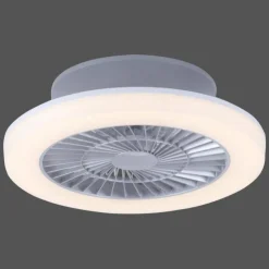 Luminaires Leuchten Direkt Éclairage Led|Plafonnier Leuchten-Direkt LEONARD LED Nickel mat, 1 lumière