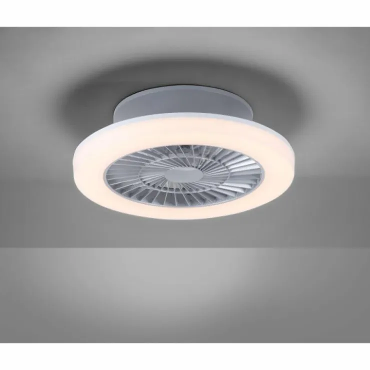 Luminaires Leuchten Direkt Éclairage Led|Plafonnier Leuchten-Direkt LEONARD LED Nickel mat, 1 lumière