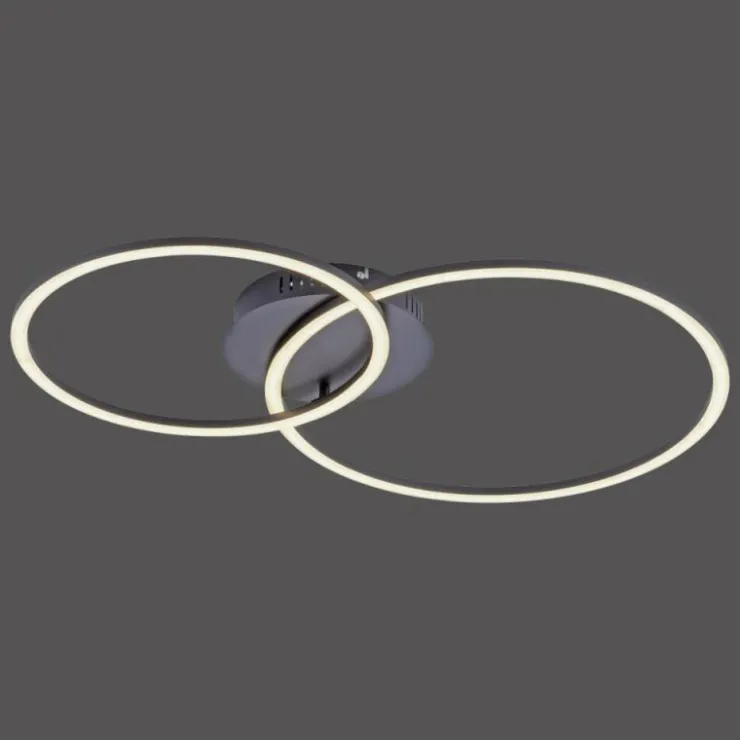 Luminaires Leuchten Direkt Éclairage Led|Plafonnier Leuchten-Direkt IVANKA LED Noir, 2 lumières