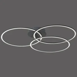 Luminaires Leuchten Direkt Éclairage Led|Plafonnier Leuchten-Direkt IVANKA LED Noir, 3 lumières