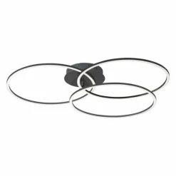 Luminaires Leuchten Direkt Éclairage Led|Plafonnier Leuchten-Direkt IVANKA LED Noir, 3 lumières