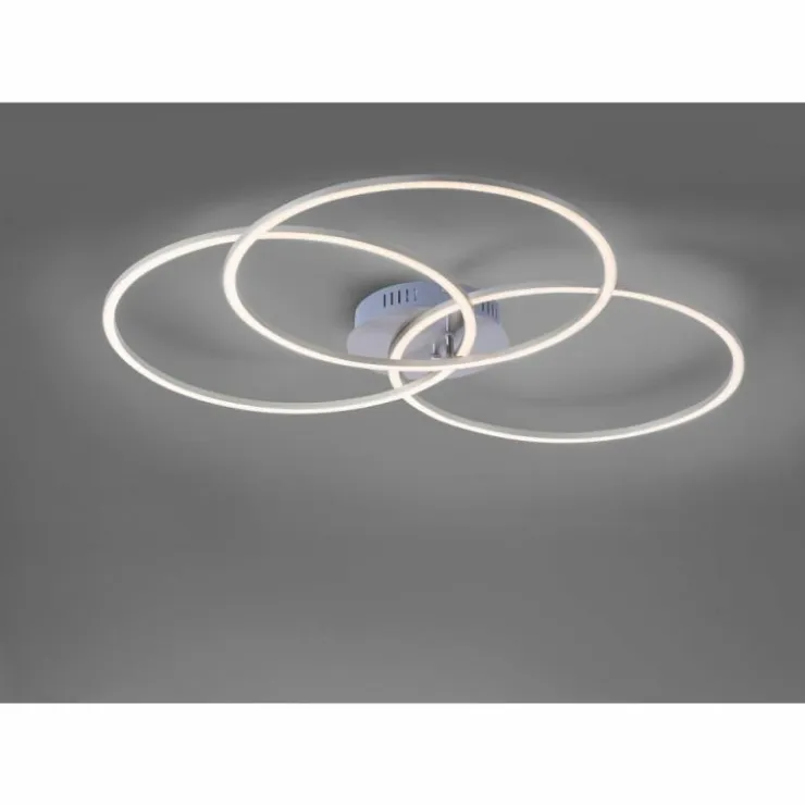 Luminaires Leuchten Direkt Éclairage Led|Plafonnier Leuchten-Direkt IVANKA LED Nickel mat, 3 lumières