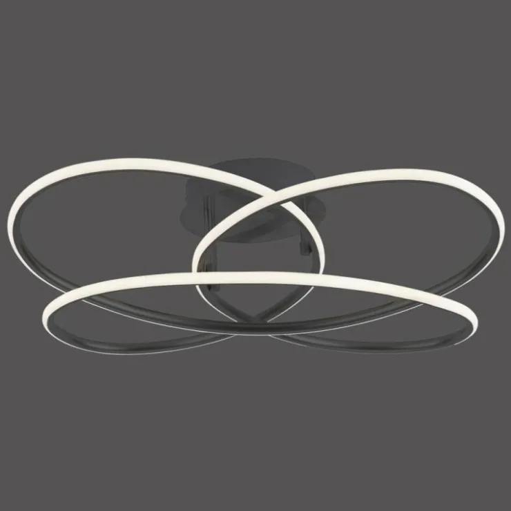 Luminaires Leuchten Direkt Éclairage Led|Plafonnier Leuchten-Direkt NODE LED Noir, 1 lumière