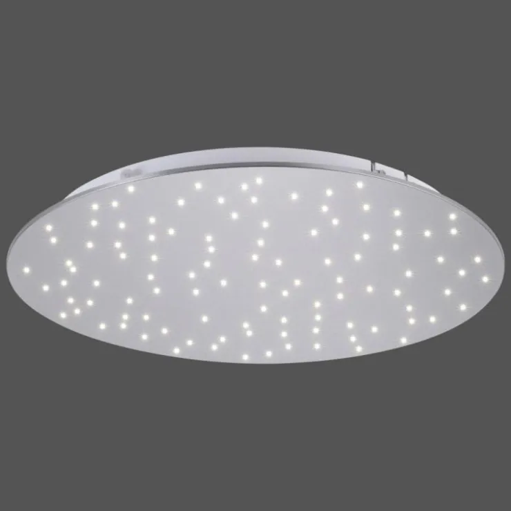 Luminaires Leuchten Direkt Éclairage Led|Plafonnier Leuchten-Direkt SPARKLE LED Nickel mat, 1 lumière, Télécommandes