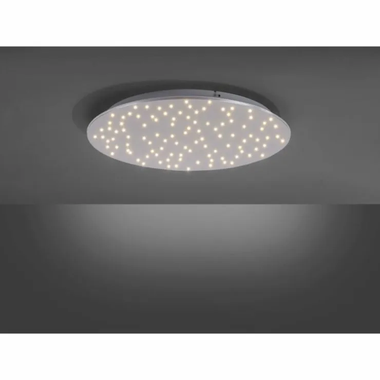 Luminaires Leuchten Direkt Éclairage Led|Plafonnier Leuchten-Direkt SPARKLE LED Nickel mat, 1 lumière, Télécommandes
