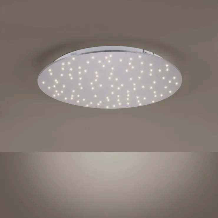 Luminaires Leuchten Direkt Éclairage Led|Plafonnier Leuchten-Direkt SPARKLE LED Nickel mat, 1 lumière, Télécommandes