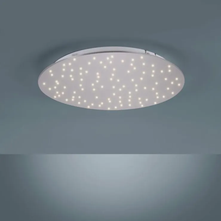 Luminaires Leuchten Direkt Éclairage Led|Plafonnier Leuchten-Direkt SPARKLE LED Nickel mat, 1 lumière, Télécommandes