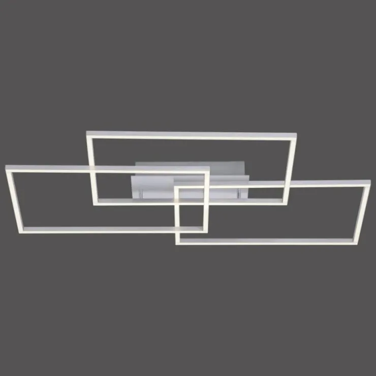 Luminaires Leuchten Direkt Éclairage Led|Plafonnier Leuchten-Direkt IVEN LED Nickel mat, 3 lumières