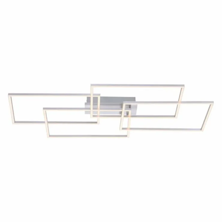 Luminaires Leuchten Direkt Éclairage Led|Plafonnier Leuchten-Direkt IVEN LED Nickel mat, 4 lumières