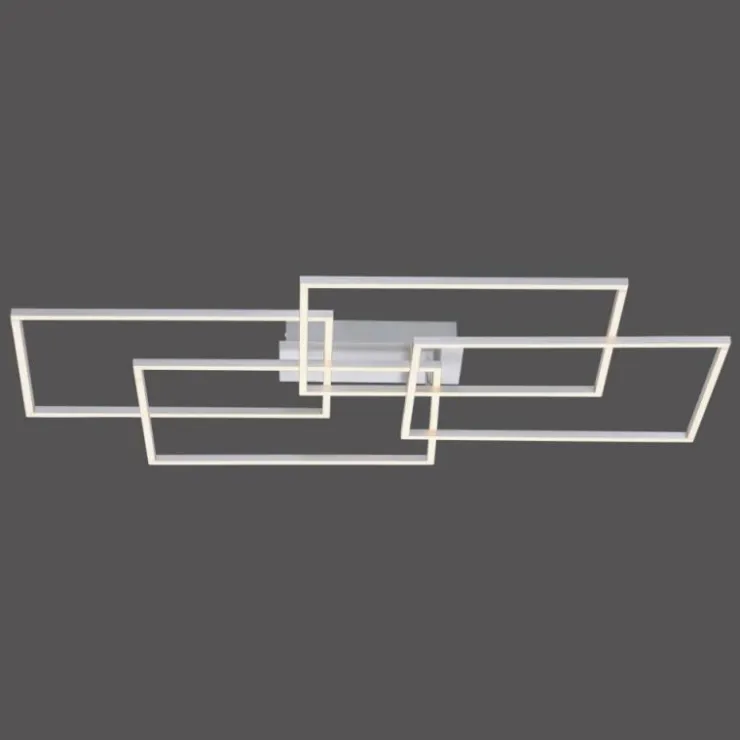 Luminaires Leuchten Direkt Éclairage Led|Plafonnier Leuchten-Direkt IVEN LED Nickel mat, 4 lumières