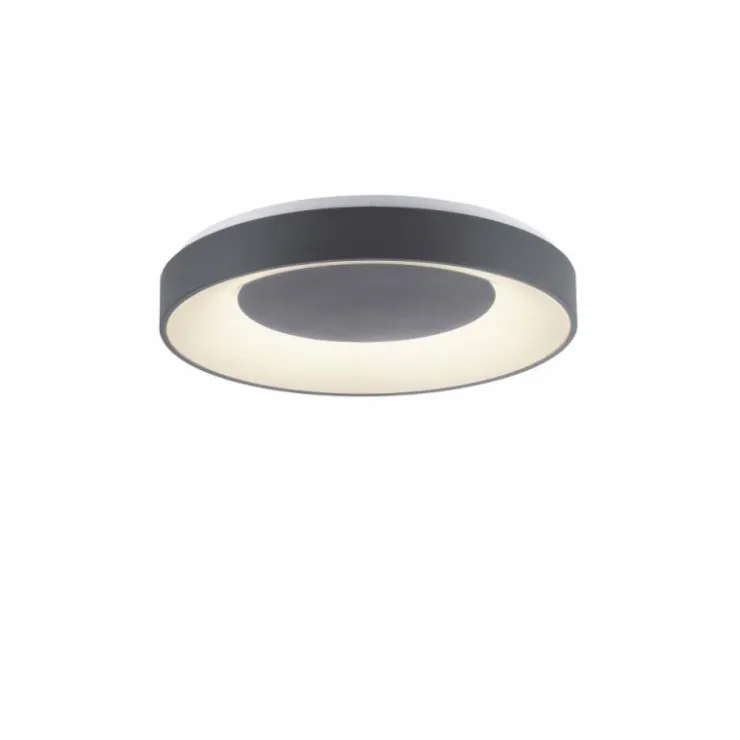 Luminaires Leuchten Direkt Éclairage Led|Plafonnier Leuchten-Direkt ANIKA LED Anthracite, 1 lumière, Télécommandes